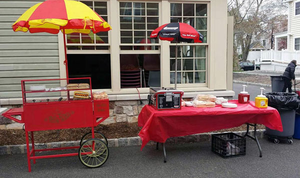 Event with our rental hot dog carts